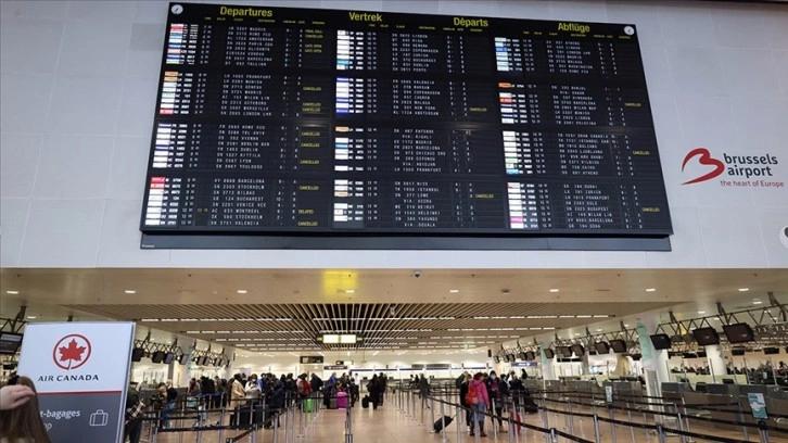 Brüksel Havalimanı'nda uçuşlar grev nedeniyle iptal ediliyor