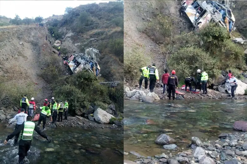 Peru’da otobüs uçuruma düştü: 29 ölü, 22 yaralı