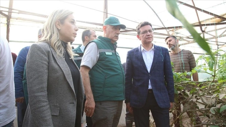 Tarım ve Orman Bakanı Kirişci, Antalya'da selden etkilenen alanlarda incelemede bulundu