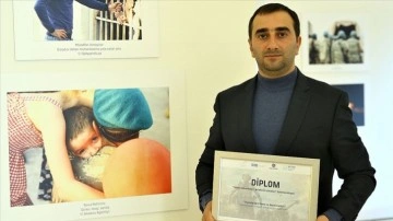 AA muhabirinin Karabağ savaşıyla ilgilendiren fotoğrafı Azerbaycan'da ödül aldı
