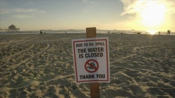 ABD'de tabii yaşamı zılgıt fail petrol sızıntısı dolayısıyla cenup California sahilleri kapatıldı