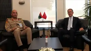 Akar, Libya Genelkurmay Başkanı Haddad'ı kabul etti