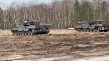 Almanya ve Polonya, Ukraynalı askerlere Leopard tankları konusunda eğitim vermeye başladı
