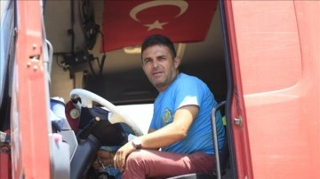 Antalya'da yaptığı telsiz anonsuyla duygulandıran orman işçisi Marmaris'te de görev başınd