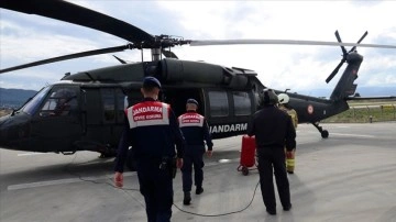 Aydın'da helikopter destekli 'kaçak avcılık' denetimi yapıldı