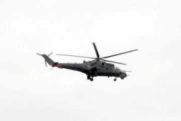 Azerbaycan'da askeri helikopter tatbikat sırasında düştü! Ölü ve yaralılar var