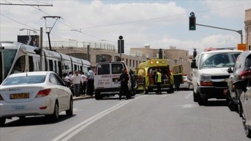 Batı Kudüs'te meydana gelen patlamada en az 14 kişi yaralandı