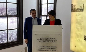 BioNTech'in kurucuları Türeci ve Şahin, Selanik'te Atatürk Evi'ni görüşme etti