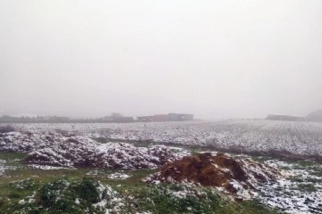 Çatalca'da kar yağışı