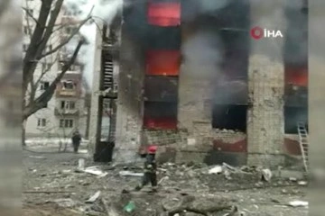 Çernihiv’de sivil yerleşim alanları vuruldu: 1 ölü