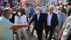 CHP Genel Başkanı Kılıçdaroğlu, Bodrum ve Milas'ta yangınlardan etkilenen mahalleleri ziyaret e
