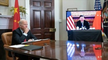 Çin Devlet Başkanı Şi ile ABD Başkanı Biden devir içi görüştü