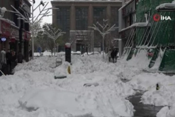 Çin’de kar fırtınasında rekor yağış