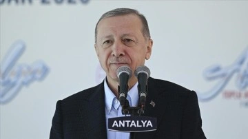 Cumhurbaşkanı Erdoğan Antalya'da vatandaşlara hitap etti