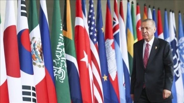 Cumhurbaşkanı Erdoğan, G20 Liderler Zirvesi resmi karşılama törenine katıldı