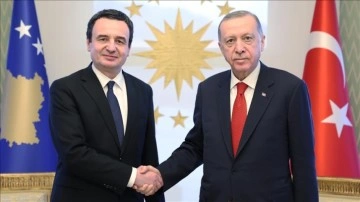 Cumhurbaşkanı Erdoğan, Kosova Cumhuriyeti Başbakanı Kurti'yi kabul etti