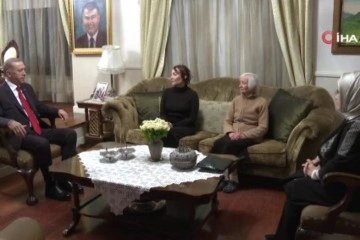 Cumhurbaşkanı Erdoğan'dan Deniz Baykal'ın ailesine taziye ziyareti