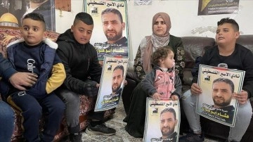 Dört aydır açlık grevinde olan Filistinli tutuklunun yakınlarından müdahale çağrısı