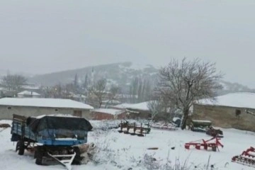 Edirne'de sınırda yoğun kar yağışı