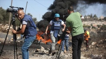 Filistinli gazeteciler İsrail'in ihlallerine için arsıulusal esirgeme arzu etti