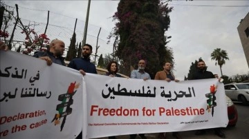 Filistinlilerden Balfour Deklarasyonu’nun yıldönümünde İngiltere’ye kusur çağrısı