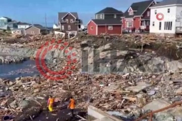Fiona Kasırgası’nın vurduğu Kanada’da enkaz kaldırma çalışmaları başladı