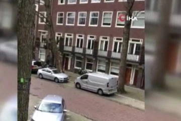 Hollanda’da Eunice fırtınası nedeniyle kırmızı alarm verildi