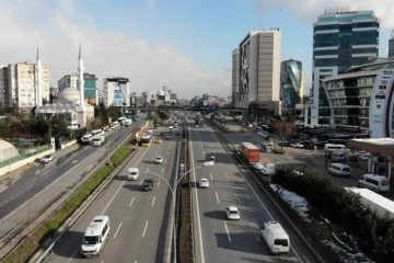 İstanbul’da kar alarmı verildi, yollar boş kaldı, trafik yüzde 11’e düştü