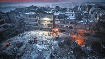 Kahramanmaraş merkezli depremlerden etkilenen Suriye'de can kayıpları 3 bin 384'e yükseldi
