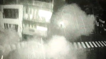 Kahramanmaraş'taki 6 Şubat'ta meydana gelen depremin şiddeti güvenlik kameralarında