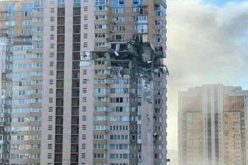 Kiev’de binaya bomba düştü