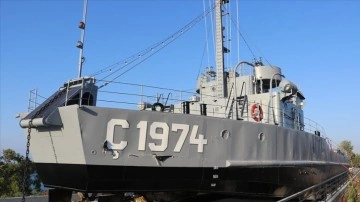 KKTC'deki Ç-1974 Müze Gemisi'ni 14 bini çok insan görüşme etti