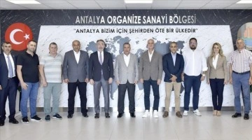 KKTC'li iş insanları, Antalya OSB'de incelemede bulundu