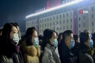 Kuzey Kore’de maskeli yeni yıl kutlaması