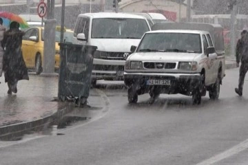Meteoroloji'nin uyarılarının ardından Kocaeli'de kar yağışı başladı