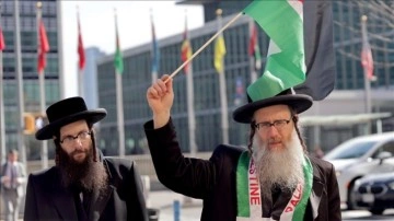 New York'taki Ortodoks Yahudilerden İsrail'in yasa dışı yerleşim politikasına tepki