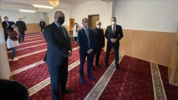 Saksonya Eyaleti Başbakanı Kretschmer DİTİB Leipzig Eyüp Sultan Camisi'ni ziyaret etti