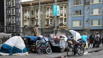San Francisco'da Kovid-19'la şahika fail evsizlik krizi çözülemiyor