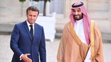 Suudi Arabistan Veliaht Prensi Bin Selman, Macron ile bölgesel gelişmeleri görüştü