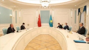 TBMM Başkanı Şentop, Kazakistan Cumhurbaşkanı Tokayev kabilinden benimseme edildi