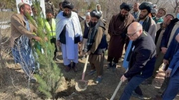TİKA'dan Afganistan-Türkiye dostluğunun 101. yılında ağaçlandırma etkinliği