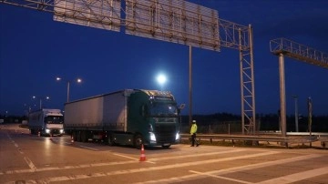 Trakya'dan İstanbul yönüne tır ve kamyon geçişlerine izin verilmiyor
