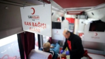 Türk Kızılaydan ulusal kan bağışı kampanyası