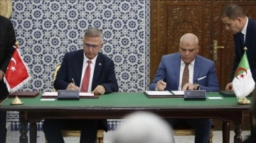Türkiye ile Cezayir, adalet alanında işbirliği mutabakat zaptı imzaladı