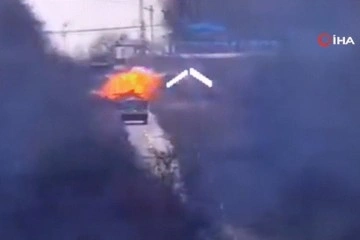 Ukrayna ordusu, Rus zırhlı araçlarını vurdu