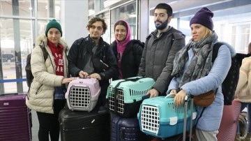 Ukrayna'daki savaştan kaçan Türk öğrenciler 'can dostları'nı da yanlarında getiriyor