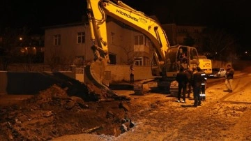 Yozgat'ta doğal gaz hattı zarar görünce kente gaz akışı durduruldu